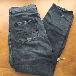 American Eagle Outfitters Distressed Mom Jeans